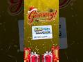 GIVEAWAY IS LIVE