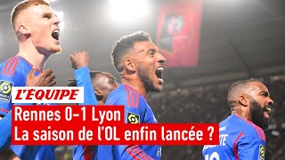 Rennes 0-1 Lyon - L'OL décroche sa première victoire de la saison