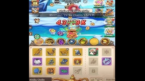 [Mushroom Rush SEA] Mod Nấm lùn tiến lên, Test Mod GameVietZ v6.05 sử dụng lệnh