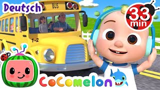 Die Räder vom Bus | CoComelon Deutsch | Cartoons und Kinderlieder