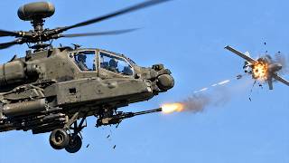 AH-64 Apache Takes Down Enemy Drones | Deadly Helicopter Anti-Drone Action