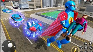Robot Pahlawan Menyelamatkan Kota #1 | Flying Hero Robot Car : Robot Match | Game Robot Android screenshot 2