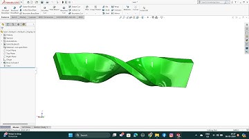 SolidWorks tutorial |  How To use flex features | how to twist in SolidWorks |  twist in solidworks