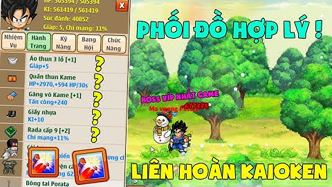NRO | Set Đồ Bá Đạo Auto Đá Kaioken, Và Con Boss Dị Nhất Game !