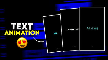 Instagram Trending Text Animation Lyrics Edit After Motion Xml ll Tutorial