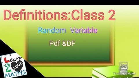 Random Variable,Probability Density Function,Distribution Function (Malayalam)