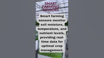 Smart Farming Sensors In Agriculture Learning Shorts #agriculture #agriculturewords #shorts