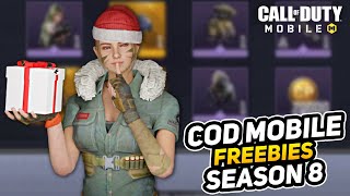 COD Mobile Freebies for Season 8