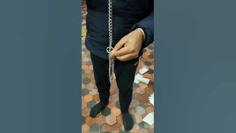 HOW TO USE DOG CHOKE CHAIN