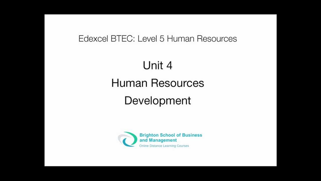 Human resources development assignment