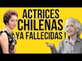 VERDADERAS ESTRELLAS DE LA TELEVISIÓN CHILENA QUE FALLECIERON Y QUIZÁS NO LO SABÍAS !!