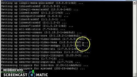ITD102 - Install Xorg Xserver XFCE4 Synaptic & more