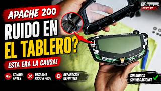 😱 Repara el RUIDO MOLESTO del TABLERO (Solución REAL en Apache 200)