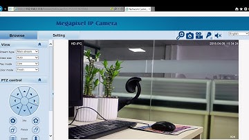 Hot to Reset the IP Network PTZ Camera to Factory Setting