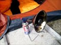 Самодельный газовый обогреватель в палатку