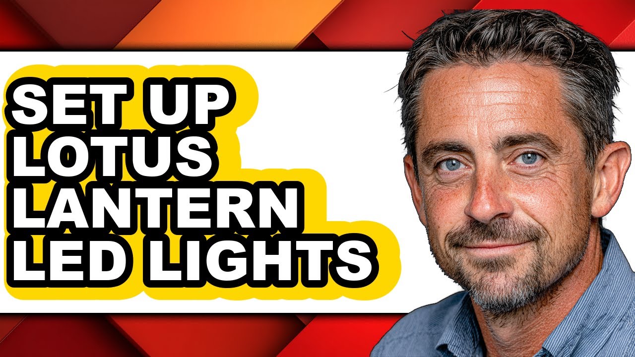 How to Set Up Lotus Lantern Led Lights - Step by Step