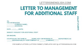 Cara Menulis Surat Kepada Manajemen – Surat Untuk Staf Tambahan