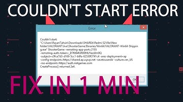How to Fix VALORANT Couldn