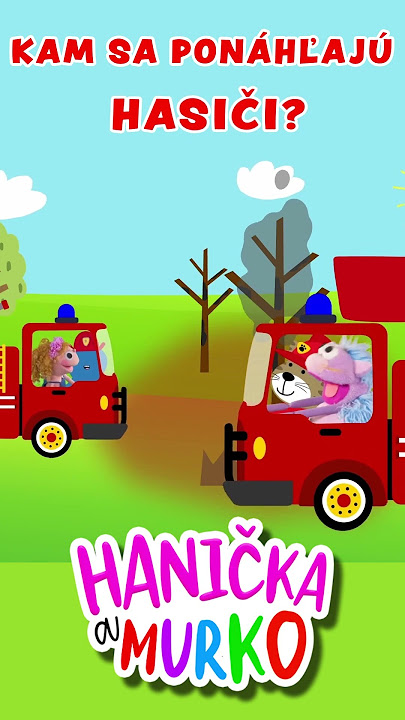 Hanička a Murko | Autá pre deti | Hasiči | Cars | #shorts