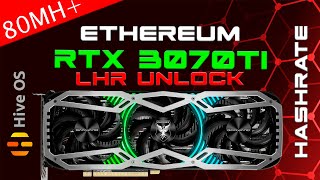 RTX3070TI LHR Ethereum Mining Hashrate | EP-009