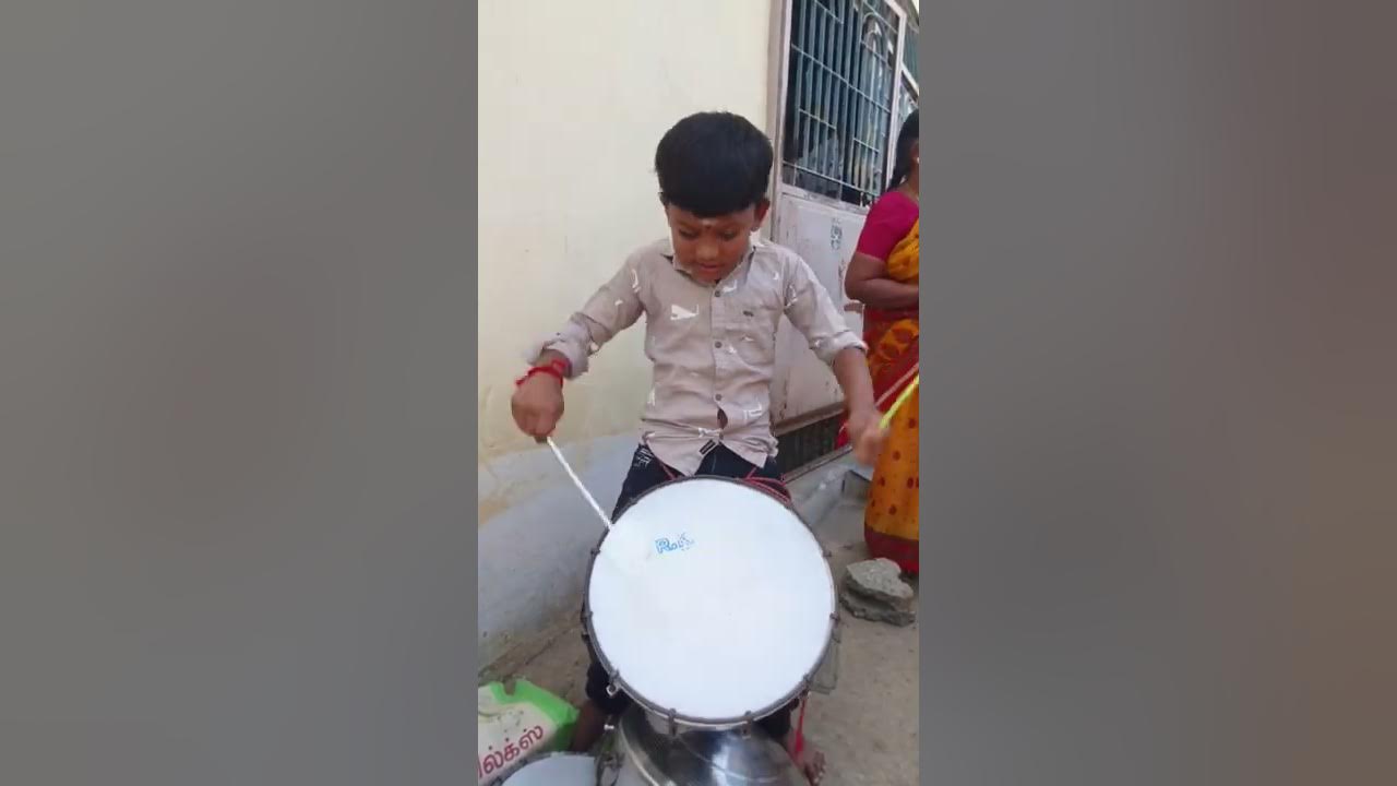 Young Drums Player.. #india #instagram #shorts #trending #music #youtubeshorts #kids #drummer #boy