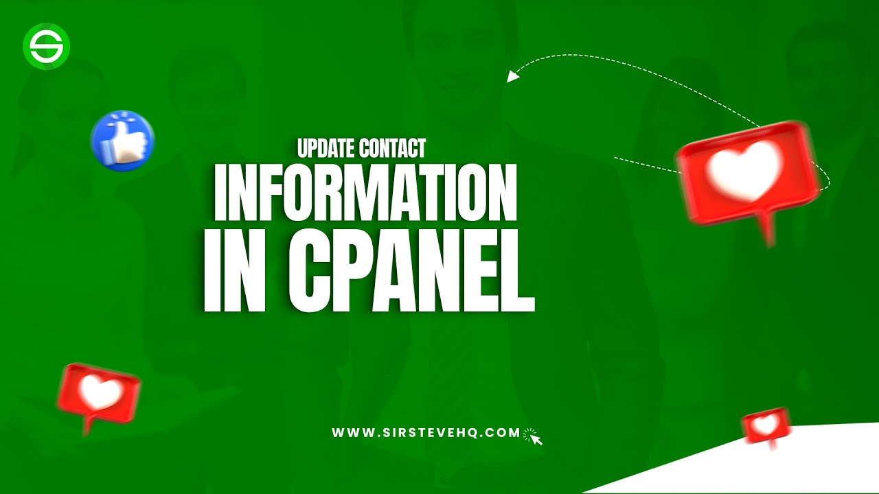 How To Update Your Contact Information In CPanel With SirsteveHQ YouTube how-to-update-your-contact-information-in-cpanel-with-sirstevehq-youtube