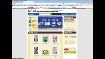 RAZ Kids - Short Tutorial - Login and Student Management