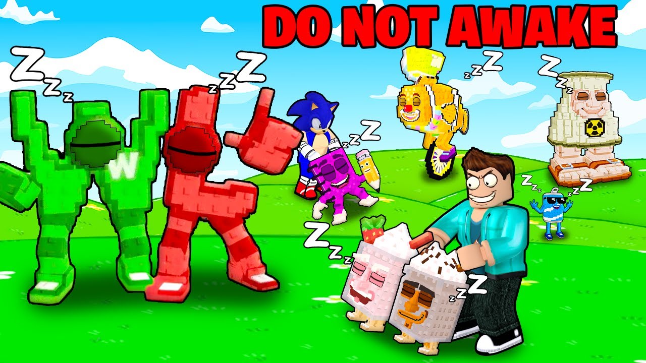 DON'T AWAKE THE SLEEPY W AND L BRAINROT IN ROBLOX !!