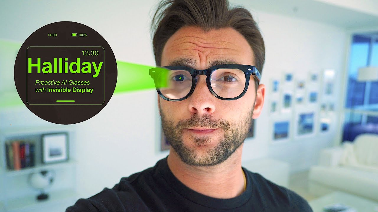 ハリデーグラス　AIスマートグラス　Halliday Glasses　日本語対応 日常に、見えない知性を。次世代型AIグラス「Halliday」｜マクアケ