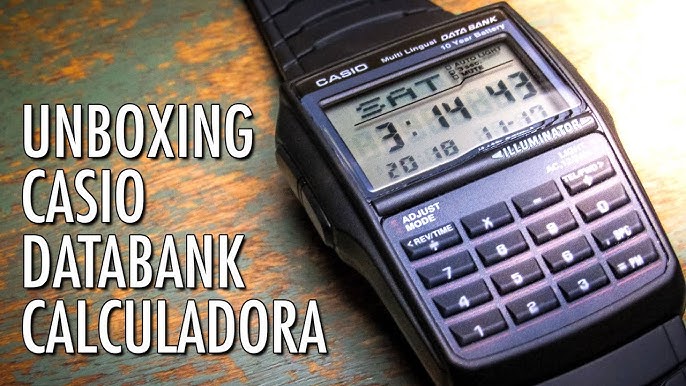 Reloj Calculadora Casio Databank Vintage DBC-32-1ADF - Dando la Hora -  Dando La Hora