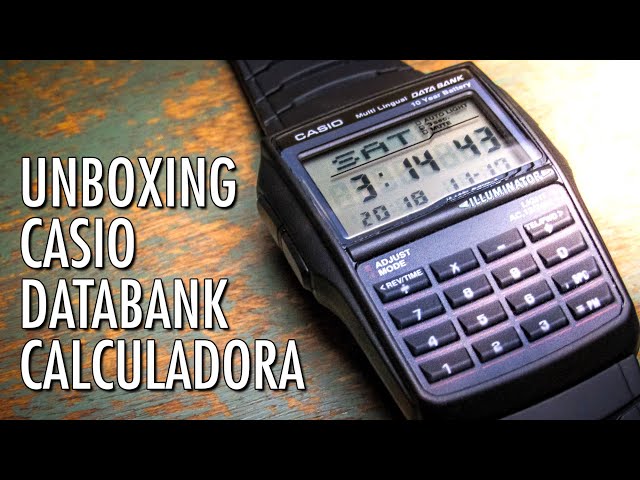 CASIO DBC-32  ¿Quieres un reloj digital clásico con DATABANK y calculadora?  