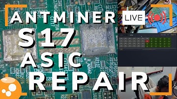 Antminer S17 ASIC Repair - Bitcoin Miner Hashboard Repair LIVE - 042