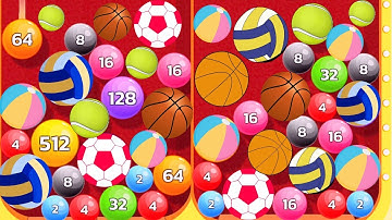 Merge 3d Balls 2048 gameplay walkthrough(Android,ios)#mergegames#mergeball#merge#2048 #2048game