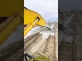 Narrow trench excavation engineering machinery Record construction site Excavator Excavator Firs