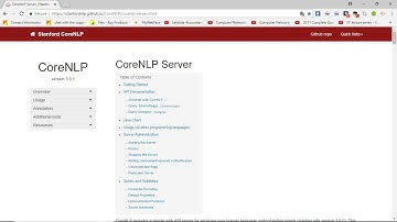 1. Applications of NLP and Downloading Stanford Core NLP Server