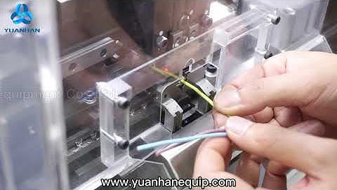 Semi-automatic Cable Stripping and Rubber Seals Crimping Machine YH-3000FS - Yuanhan