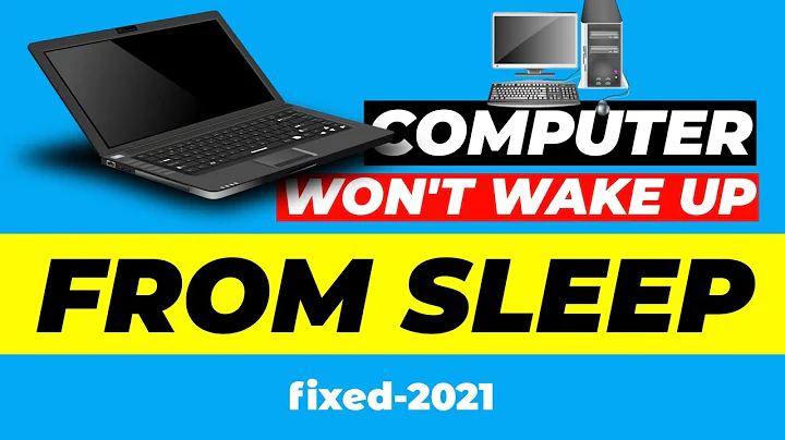Computer won't wake up from sleep || Fixed Windows 10, 11👌🔥