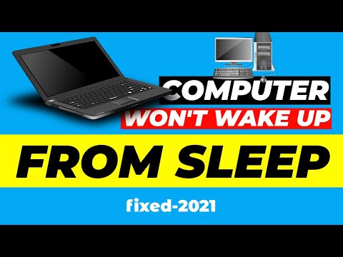 Computer won&rsquo;t wake up from sleep || Fixed Windows 10 - 2021👌🔥