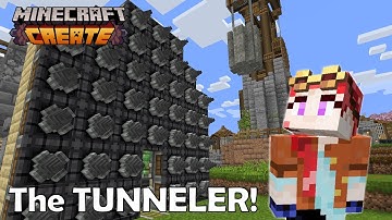 Minecraft Create Mod Survival Series: Harbours and Tunnelers! (episode 12)
