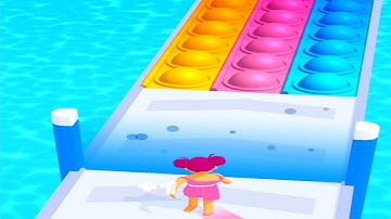 Pop It Run Satisfying Game - Gameplay Walkthrough - Episode 7 - All Levels - Tutorial, pop bubbles