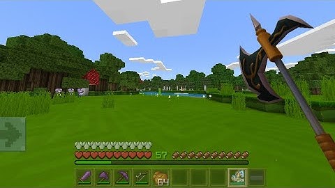 Playing Minecraft with Blockman Go texture pack/Resource pack.