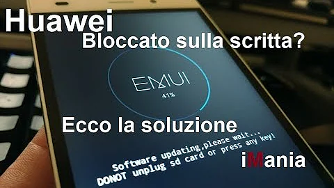 Perché il mio HUAWEI si blocca?