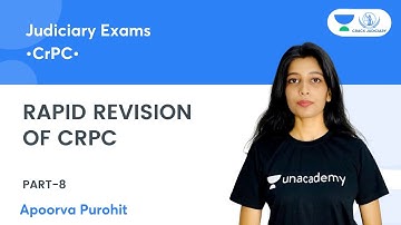 Rapid Revision of CrPC - Part - 8 | CrPC | By Apoorva Purohit