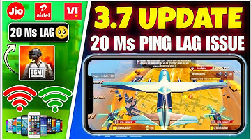 3.7 UPDATE🔥20 MS PING लेग ISSUE🥺OFFICIAL SETTING🔧20 MS लेग PROBLEM SOLVE👍HOW TO FIX PING IN BGMI लेग