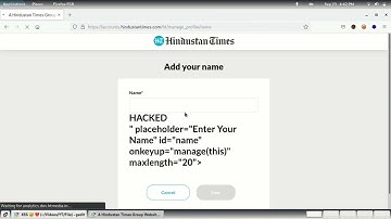 HTML Injection With Profile Pagë | Bugbounty Hunting | Chhota Hacker