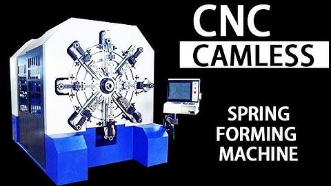 Camless universal automatic CNC wire spring machine