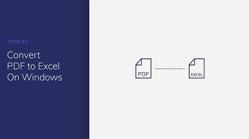 Convert PDF to Excel on Windows with PDFelement