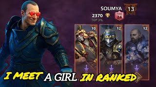 I meet girl in ranked mode 😍🔥 |  shadow fight arena | ranked match 