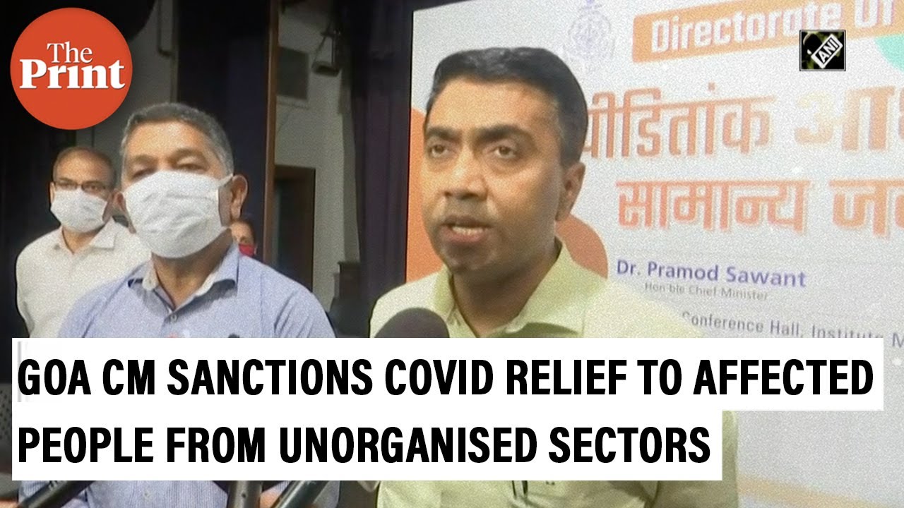 Goa CM distributes Rs 2 lakh each to families who lost a member due to Covid