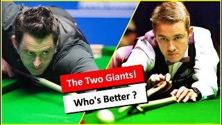 Who is a better player? Stephen Hendry vs Ronnie O&#39;sullivan Career Comparison! Snooker 2021
